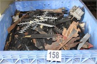 Crate Of Assorted Lawnmower Blades
