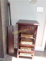 Wood Storage Cabinet/Wine Rack & Other