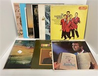 (10) vinyl records (1970's & newer 33's) gospel