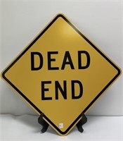 Metal heavy duty Dead End road sign
