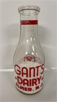 Gant’s Dairy bottle