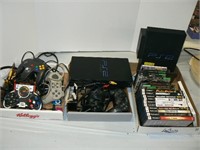 2 PLAYSTATION 2 CONSOLES, ASSORTMENT OF