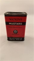 Vintage Watkins Powder Mustard