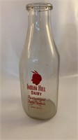 Indian Hill milk bottle