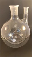 Pyrex borosilicate glass flask