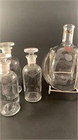 Glass Apothecary Jars & Reaction Flask