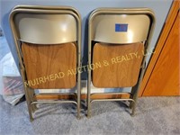 SET OF 4 FOLDING CHAIRS