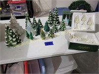 CERAMIC CHRISTMAS TREES, SNOWBABIES TREES