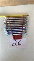 Snap-On Metric Wrenches, 10mm-19mm