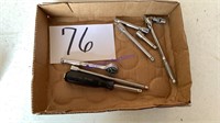 Snap-On 1/4 dr ratchets, extensions and swivel