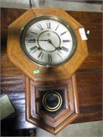 WATERBURY 8 DAY SCHOOL HOUSE CLOCK  20"