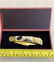 American Mint Wolf Folding Knife