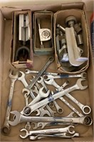 Lot of Wrenches, & Assorted Tools