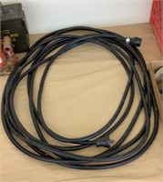 Large Black Extension Cord