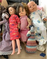 Lot of Assorted Dolls