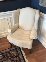 Ivory Upholstered Queen Anne Seat