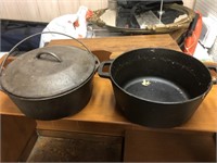 cast iron pots
