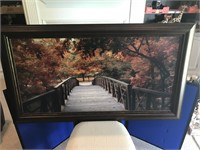 Beautiful Fall Bridge Scene
