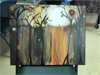 abstract woods painting