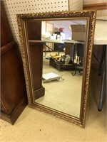rectangle golden mirror