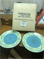 handpainted swirly salas plates