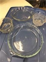 misc glass bowls