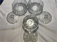 Selection of Clear Glass Vases