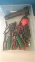 Rubber tub of mostly handled pliers strippers a