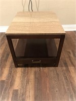 Marble top One Drawer Table
