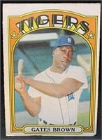 1972 OPC #187 Gates Brown Baseball Card