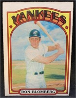 1972 OPC #203 Ron Blomberg Baseball Card