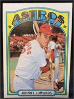 1972 OPC #416 Johnny Edwards Baseball Card