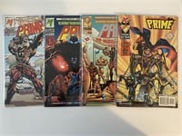 Prime Comics #10,12,13,14  1996 Malibu Comics