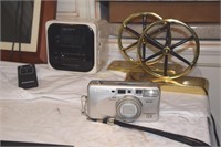 Alarm clock, camera, photo 2 file printer, Navy