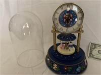 MOTION & MUSICAL NUTCRACKER DOMED CLOCK WORKS