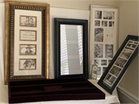 PICTURES FRAMES & VELVET DRAWER INSERT