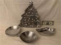 METALWARE SERVING DISHES