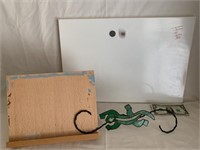 MAGNETIC METAL WHITEBOARD, EASE & STAINED GLASS