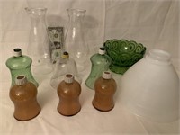 VOTIVE CUPS HOLDERS & LAMP GLASS SHADES ETC