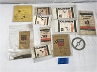 Lot Of Oliver Assorted Parts Envelopes