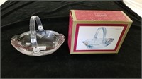 NIB Mikasa Glass Basket