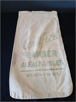 Alfalfa seed sack