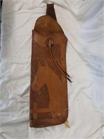 Tooled Leather Horse Quiver
