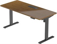 Adjustable Desk. Standing Desk with Bamboo top