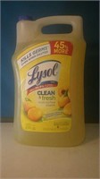 210 fluid ounces of Lysol clean and fresh