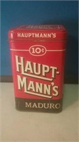 Vintage Hauptmanns  tobacco tin