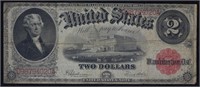 1917 Large Size US $2 Red Seal