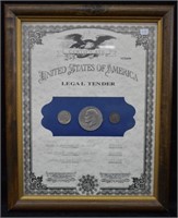 US Legal Tender Coin Set - IKE, Buffalo & Mercury