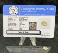 0.70 Cts Natural Opal - Oval