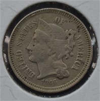 1866 Three Cent Piece